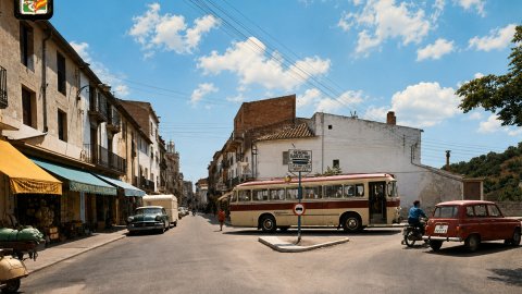 La Jonquera 1965 - Calle José Antonio 