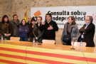 La visita sorpresa de Joan Laporta aconsegueix reunir un centenar de veïns en poca estona