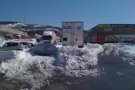 La Jonquera: un caos de camions patinant 48 hores després de la nevada