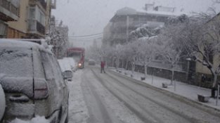 La gran nevada de fa 15 anys que va col·lapsar la Jonquera