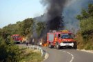 L'equip de bombers de la Jonquera, a la final del Concurs d'Excarceració