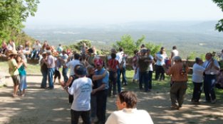 Aplec de Santa Llúcia en una imatge d'arxiu