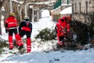 L'Ajuntament de la Jonquera inicia la neteja dels camins i el perímetre urbà afectat per la nevada