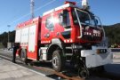 Els Bombers incorporen un camió adaptat per al túnel del Portús 
