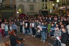 Suport a l'activista prosahrauí a la Jonquera 