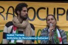 Terraza i Velázquez, en una concentració prosahrauí a Figueres