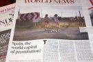 «The Independent» il·lustra un article sobre la prostitució a Espanya amb la Jonquera d'exemple