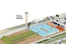 Una empresa proposa una torre amb molins al centre comercial ´outlet´ de la Jonquera