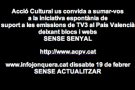 Solidaris amb ACPV. Per TV3 al País Valencià