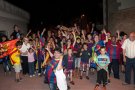 Els barcelonistes jonquerencs celebren la 