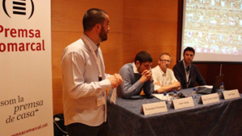 Ponents a la presentació del nou suport digital pels associats d'ACPC.