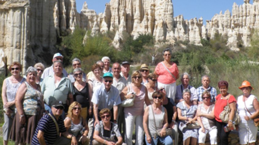 Els participants de l'excursió al paratge de les Oregues d'Illa del Tet