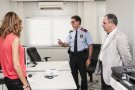 Visita a les futures oficines de Mossos de la Jonquera