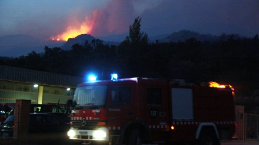 Parc de bombers de la Jonquera avui a la vesprada