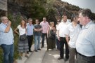 Oriol Junqueras visita els municipis afectats per l’incendi