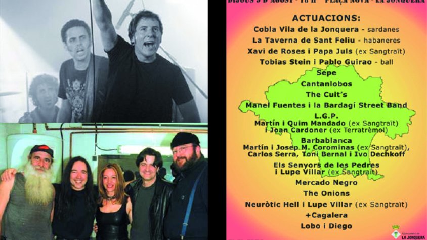 Cartell del Concert solidari de la Jonquera d'aquest dijous 9 d'agost