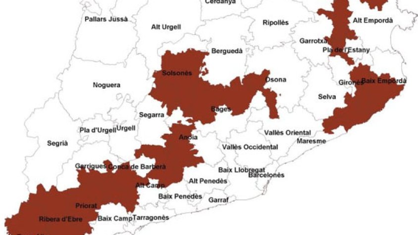Zones tancades per l'elevat risc d'incendi a partir de dijous