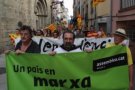 'Esborrem la frontera' aplega centenars de persones a la Jonquera en defensa de la independència de Catalunya