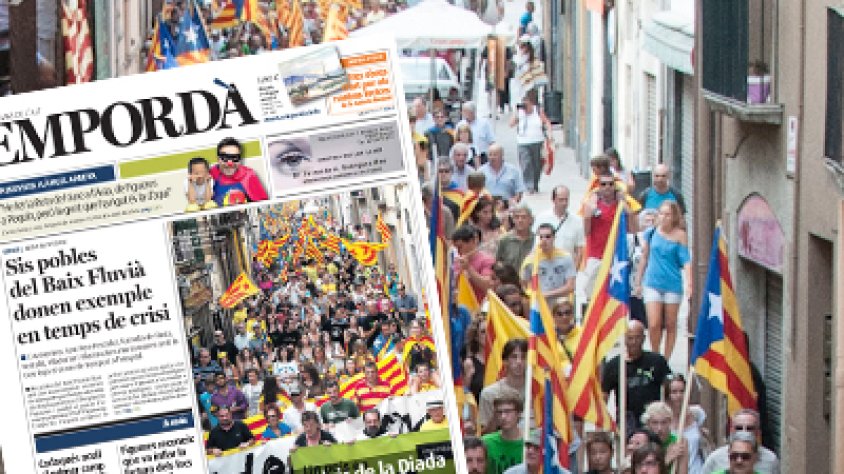 Reproducció del setmanari "Empordà"