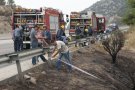 El foc d'ahir no va arribar a cremar ni 1.000 m2