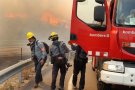 Els Bombers admeten en un informe “impotència i caos” en el foc de la Jonquera