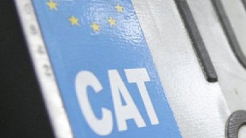Matrícula amb un "CAT"