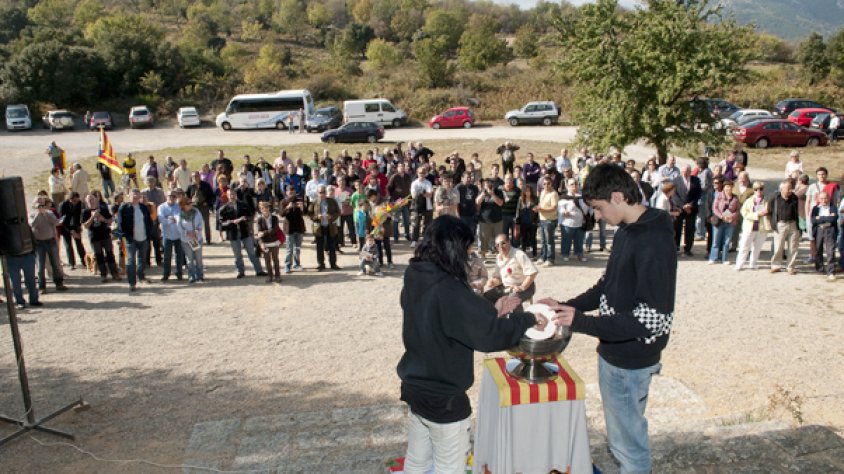 Trobada a Coll de Manrella en l'edició de 2011