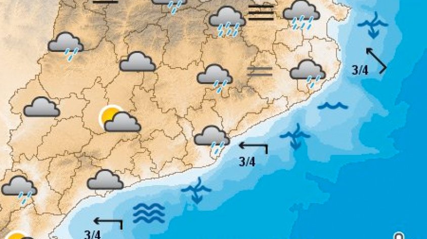 Previsió del Meteocat per avui dijous