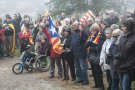 Carme Forcadell, d'ANC, participa en un homenatge al president Companys celebrat al coll de la Manrella