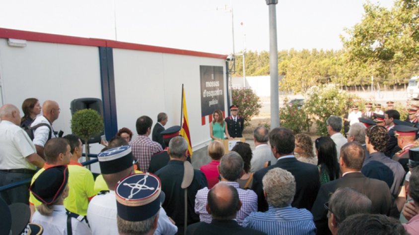 La comissari de Mossos de la JOnquera va ser inaugurada, de forma provisional en mòduls, el 30 de juliol passat