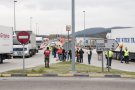 A la Jonquera la Vaga general consisteix en talls intermitents del trànsit