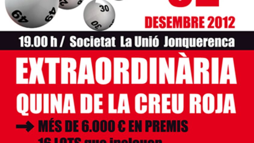 Cartell "Quina" de la Creu Roja