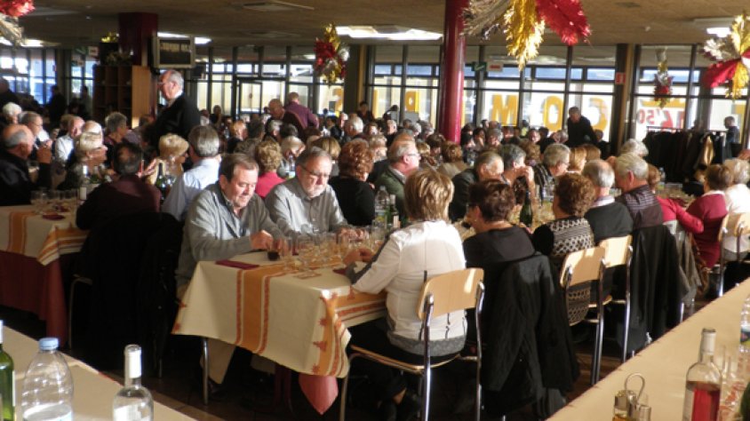 Dinar de Nadal del Casal de l'Avi el 8 de desembre al Mirador