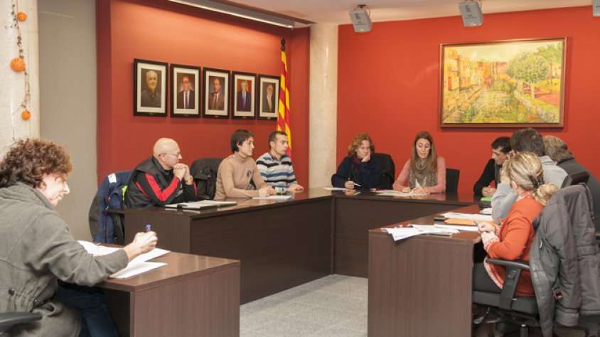 Ple municipal celebrat el dijous 27 de desembre de 2012