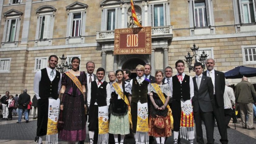 Audiència amb la Pubilla i l'Hereu de Catalunya 2011