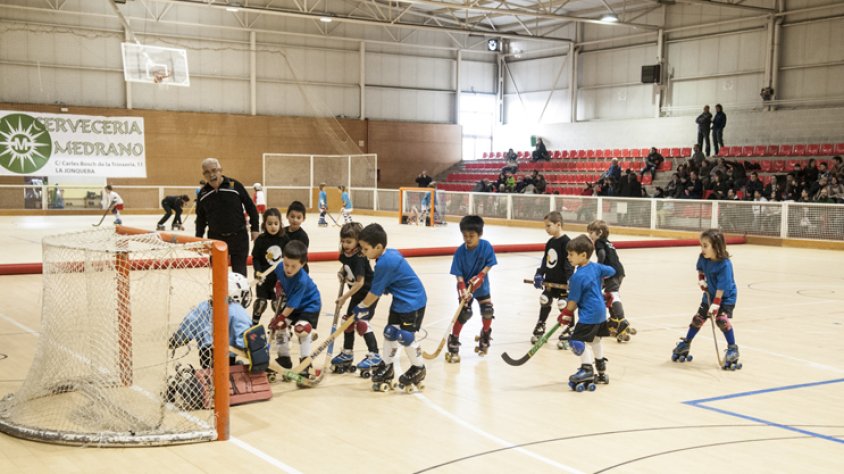 Trobada d'escoles d'hoquei patins a la Jonquera el 27 de gener de 2012