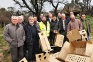 Donació de 420  perdius roges a la Societat de Caçadors de la Jonquera per repoblar la zona cremada