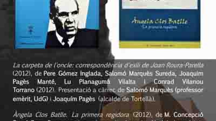 Cartell de presentació llibres al MUME