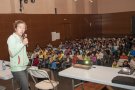 Núria Picas i Júlia Pla participen a la setmana cultural i esportiva de l'escola de la Jonquera