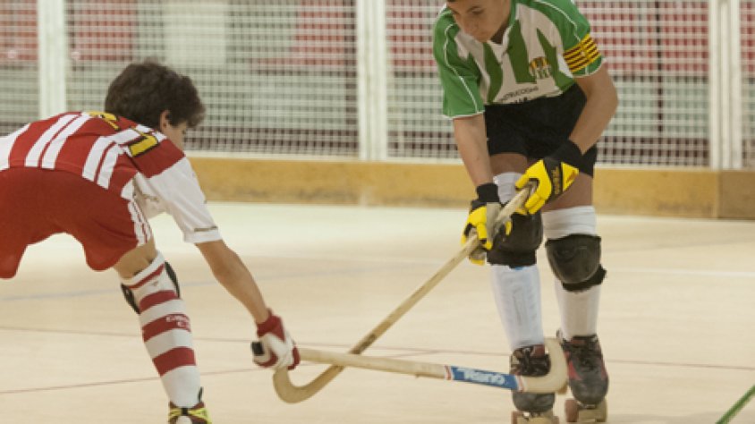 Partit d'hoquei patins, infantils, d'aquest cap de setmana entre el Jonquerenc i el CH Girona