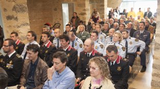 Autoritats presents a la Festa de la Policia local
