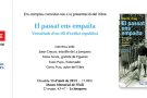 Dissabte 13 d’abril presentació del llibre