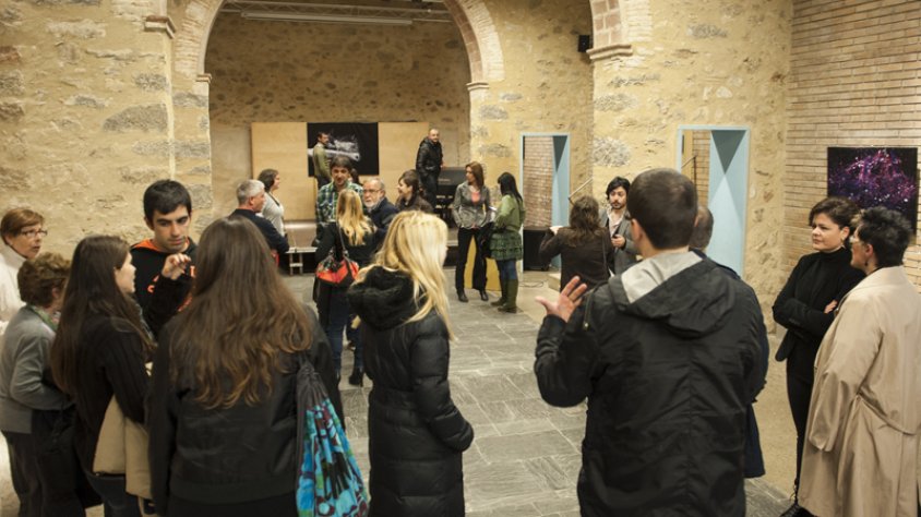 Inauguració de l'exposició de fotografies de Rosa Reixach el divendres 5 d'abril