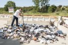 La Brigada municipal destrueix objectes de consum comissats als