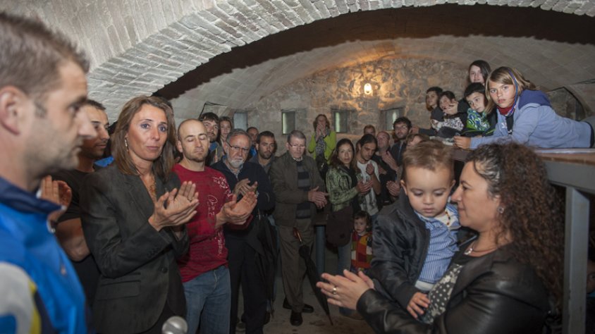 Reobertura del refugi del Carmanxel. Un llarg aplaudiment en homenatge a Marc Guixeras, qui fou president del CEJ