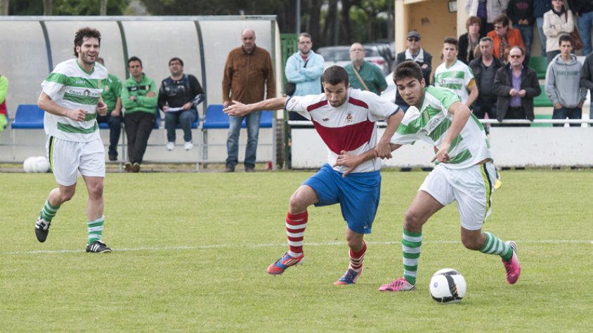 Una imatge del partit d'ahir