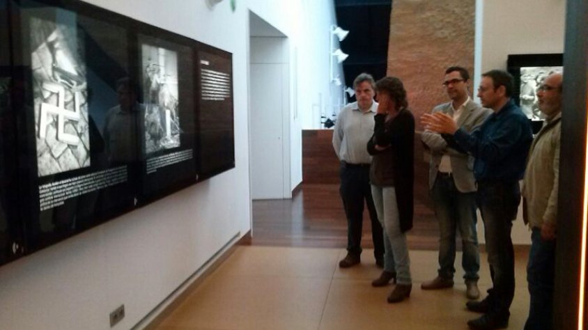 Els diputats d’ERC, Roger Torrent i Teresa Jordà visiten la Jonquera