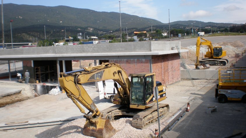 Edifici de serveis de l'aparcament de la duana