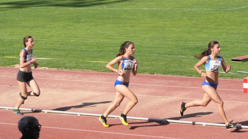 Sara Guerrero, al centre de la imatge, a la final celebrada a Lloret