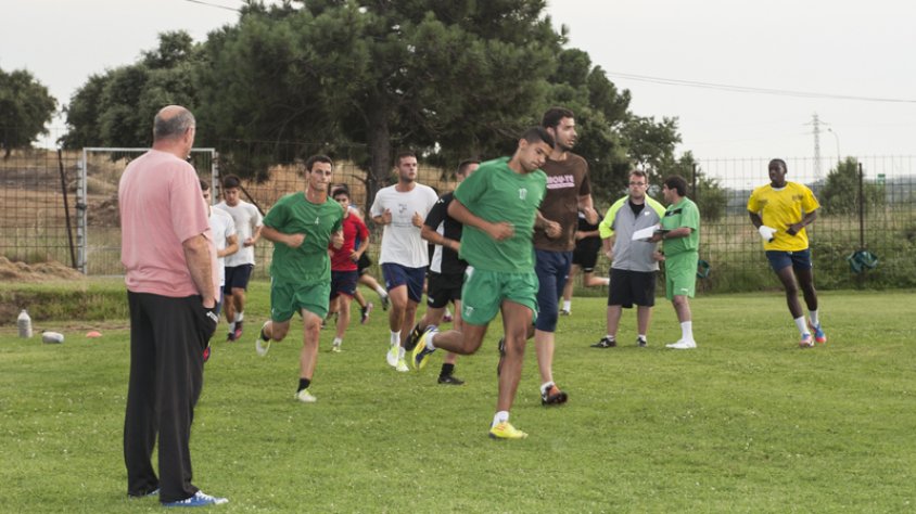 Primer entrenament de la UE la Jonquera d'aquesta pre-temporada